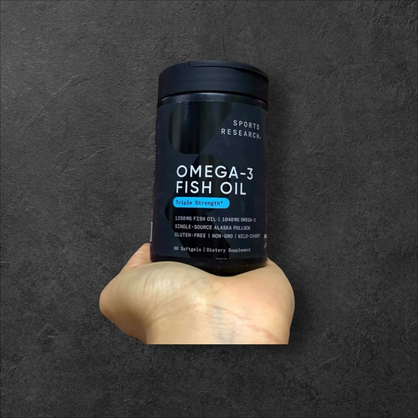 π OMEGA-3 FISH OIL (Triple Strength) - Wellness, Deep-Sea Strong.