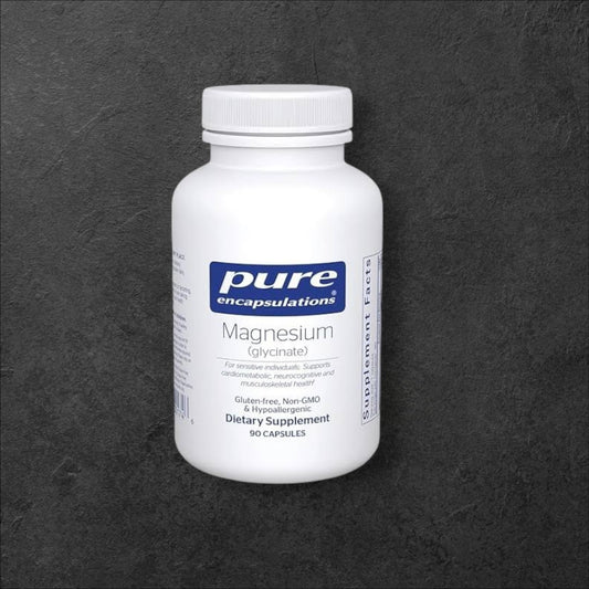 💊 PURE ENCAPSULATIONS MAGNESIUM GLYCINATE - Calm, Clean, Complete.