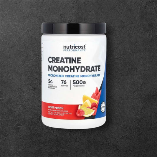 💪 CREATINE MONOHYDRATE (Fruit Punch) - Strength in Every Scoop.